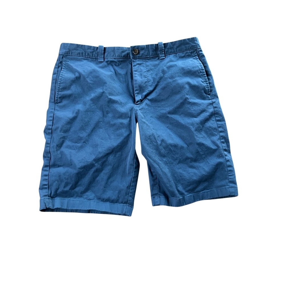 Crew Men’s Chino Shorts – Size 34 – 11” Inseam – Flat Front Reimagined
